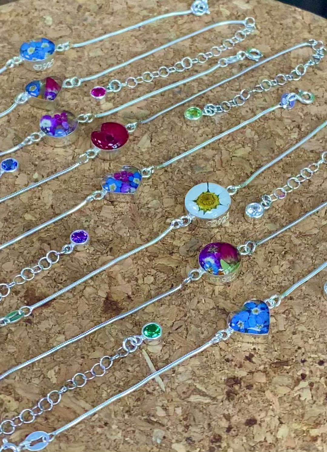 Bracciale a serpente placcato oro con ciondolo a fiore - Girasole - Rotondo